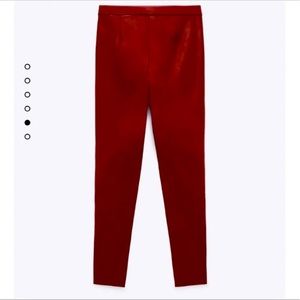 Zara Leather Leggings